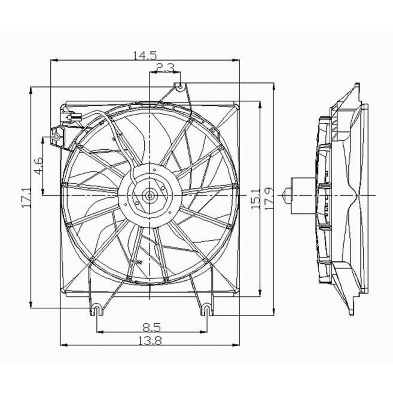 Cooling Fan Assembly 2538029000