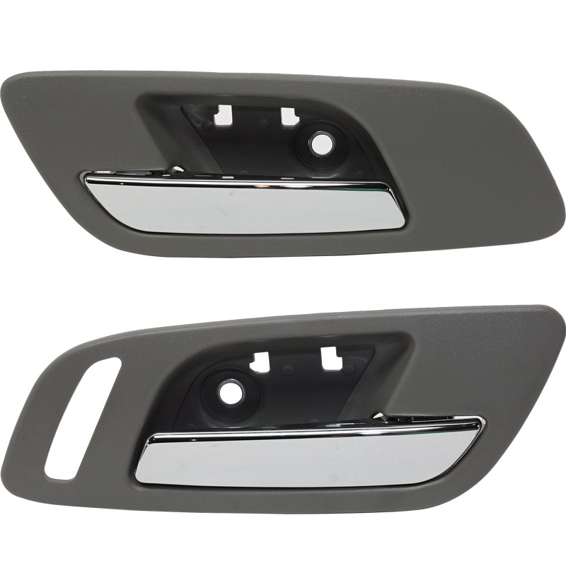 SILVERADO/SIERRA 1500 07-13 / 2500 HD/3500 HD 07-14 FRONT DOOR HANDLE RH AND LH, Inside, Chrme Lvr and Gray Hsg., w/o Hole, Fits 2007 Non Classic