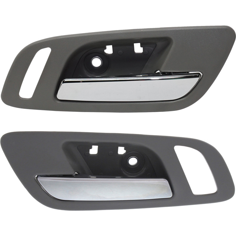 SIERRA/SILVERADO 07-14 INTERIOR DOOR HANDLE, Front, RH and LH, Chrme Lvr and Gray Hsg.
