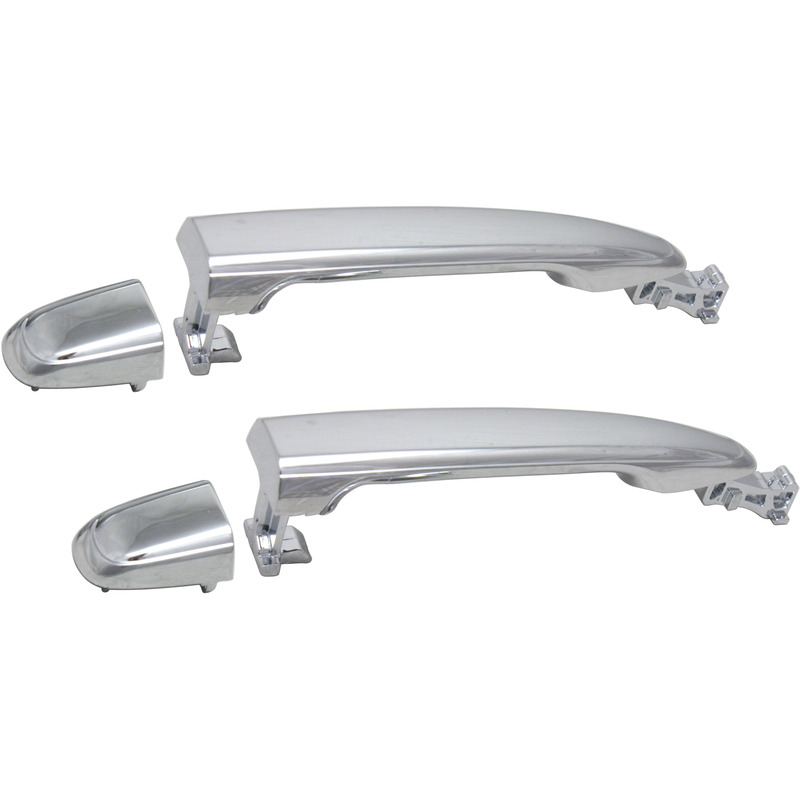 LAND CRUISER 02-21/HIGHLANDER 08-22 REAR DOOR HANDLE RH AND LH, Outside, All Chr, w/o PBSS