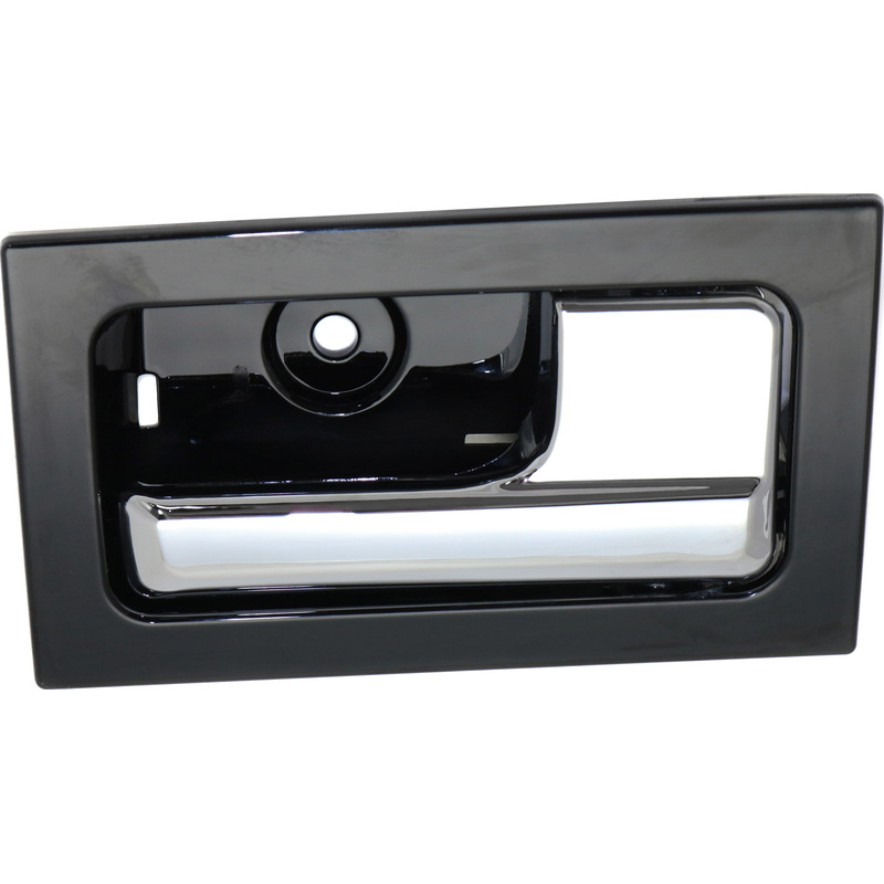 Interior Door Handle Chrome Lever with Smooth Black Bezel CL3Z1522600EA-PFM