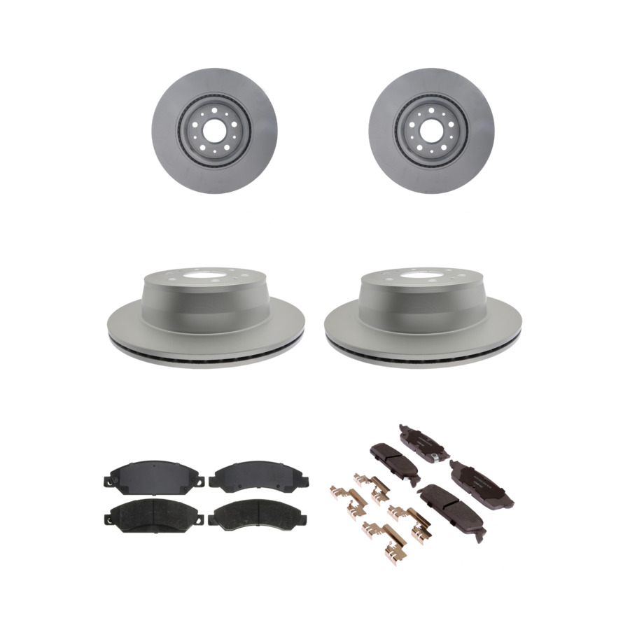 ACDelco Disc Brake Pads and Rotors Kit Front Rear For 07-08 Chevrolet Tahoe