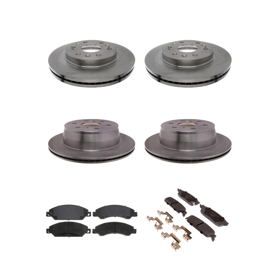 ACDelco Disc Brake Pads and Rotors Kit Front Rear For 07-08 Chevrolet Tahoe