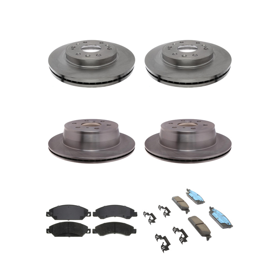ACDelco Disc Brake Pads and Rotors Kit Front Rear For 07-08 Chevrolet Tahoe