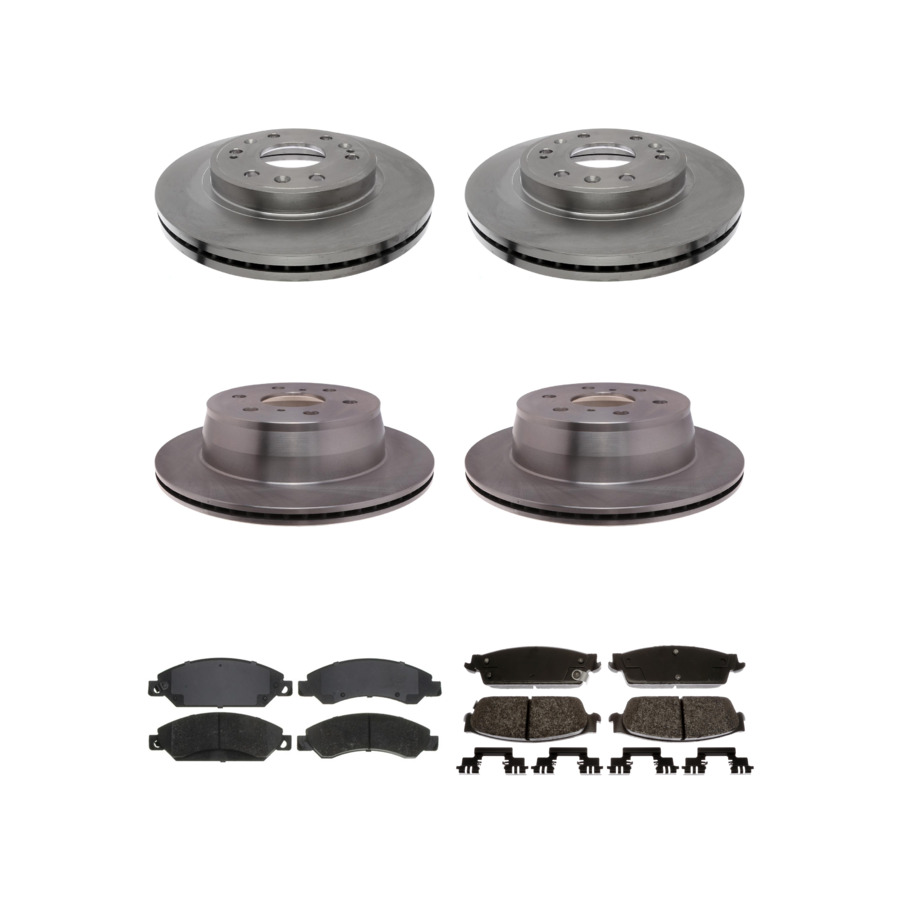 ACDelco Disc Brake Pads and Rotors Kit Front Rear For 07-08 Chevrolet Tahoe