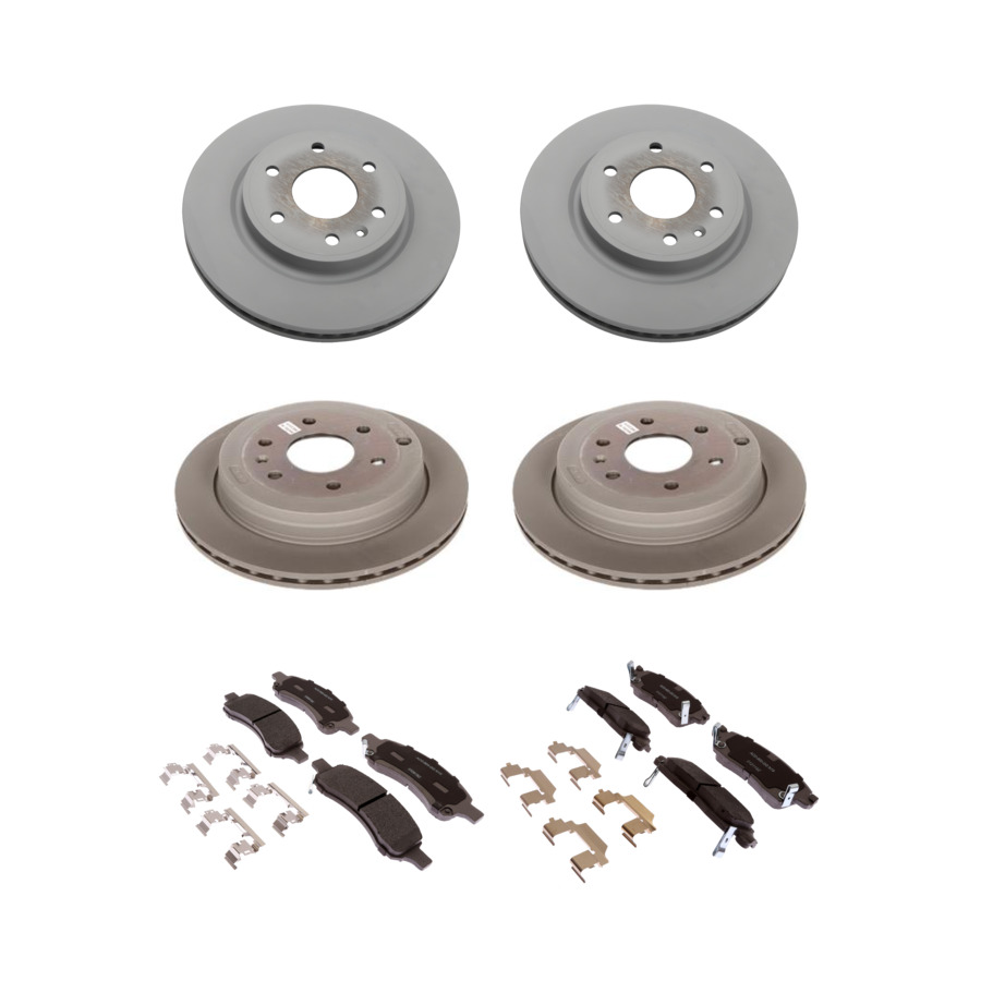 ACDelco Disc Brake Pads and Rotors Kit Front Rear For 07-17 Chevrolet Traverse