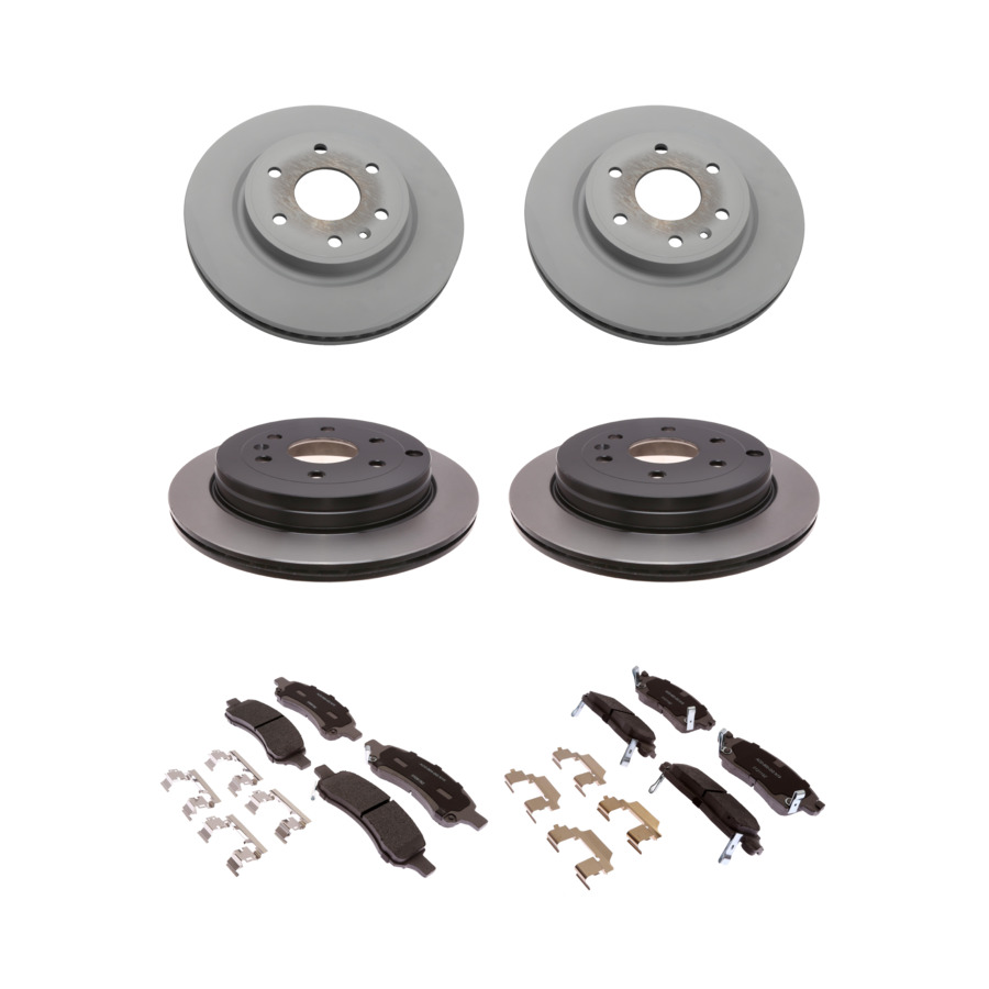 ACDelco Disc Brake Pads and Rotors Kit Front Rear For 07-17 Chevrolet Traverse