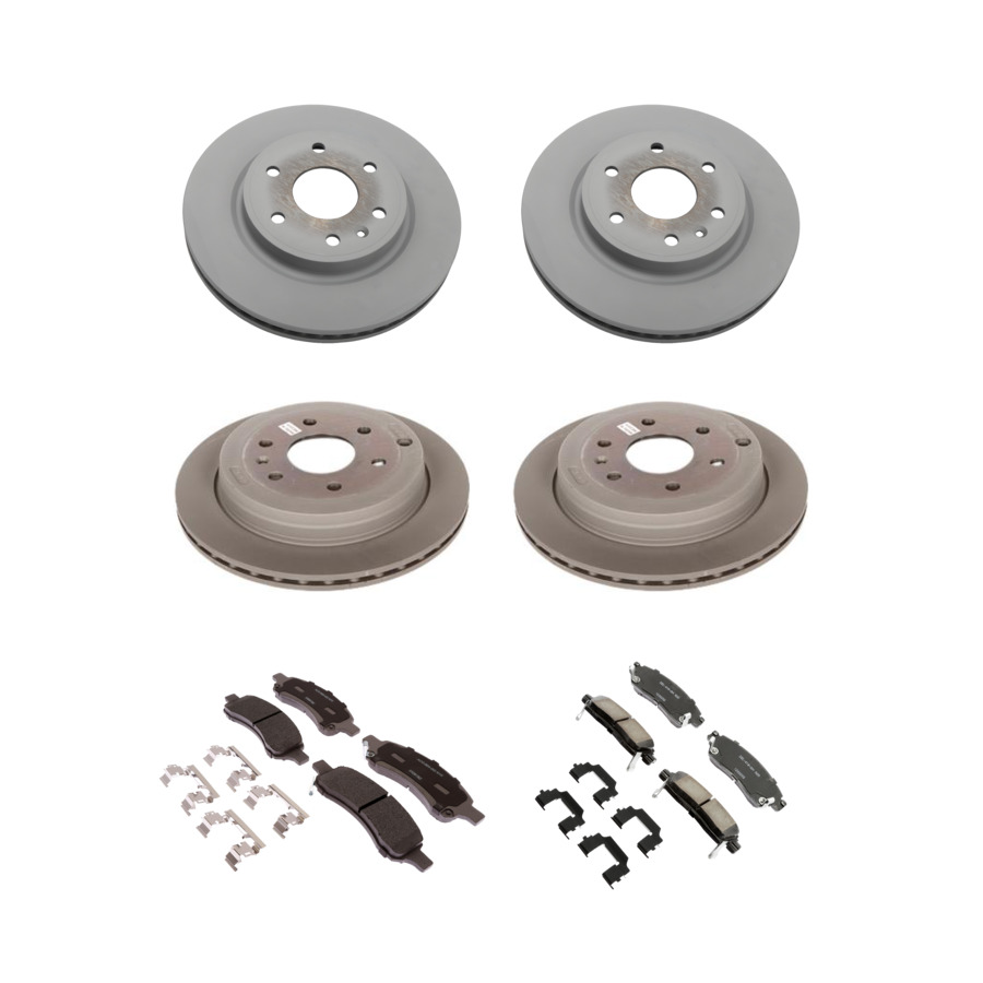 ACDelco Disc Brake Pads and Rotors Kit Front Rear For 07-17 Chevrolet Traverse