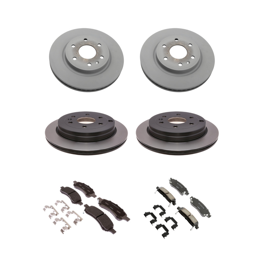 ACDelco Disc Brake Pads and Rotors Kit Front Rear For 07-17 Chevrolet Traverse