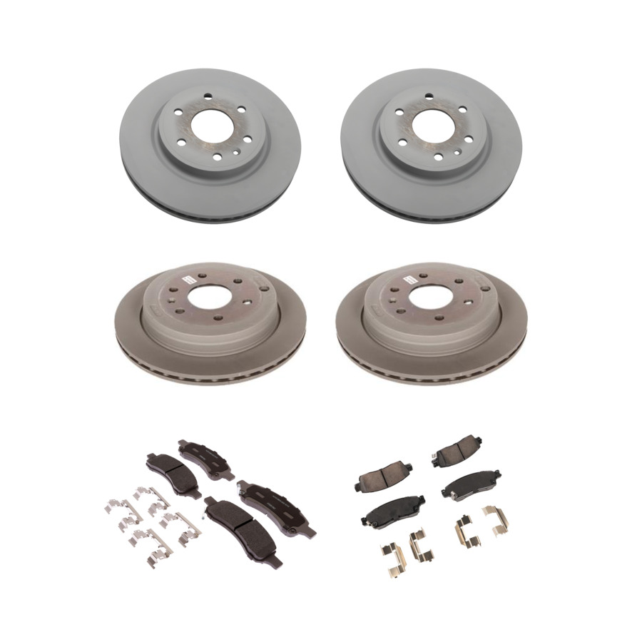 ACDelco Disc Brake Pads and Rotors Kit Front Rear For 07-17 Chevrolet Traverse