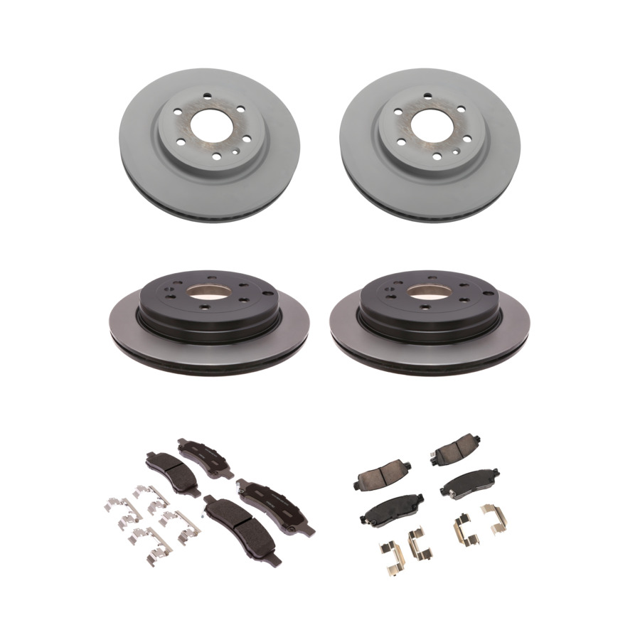 ACDelco Disc Brake Pads and Rotors Kit Front Rear For 07-17 Chevrolet Traverse