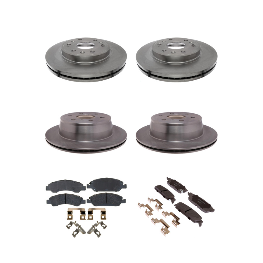ACDelco Disc Brake Pads and Rotors Kit Front Rear For 07-08 Chevrolet Tahoe