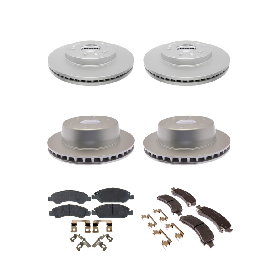 ACDelco Disc Brake Pads and Rotors Kit Front Rear For 2014 Chevrolet Express