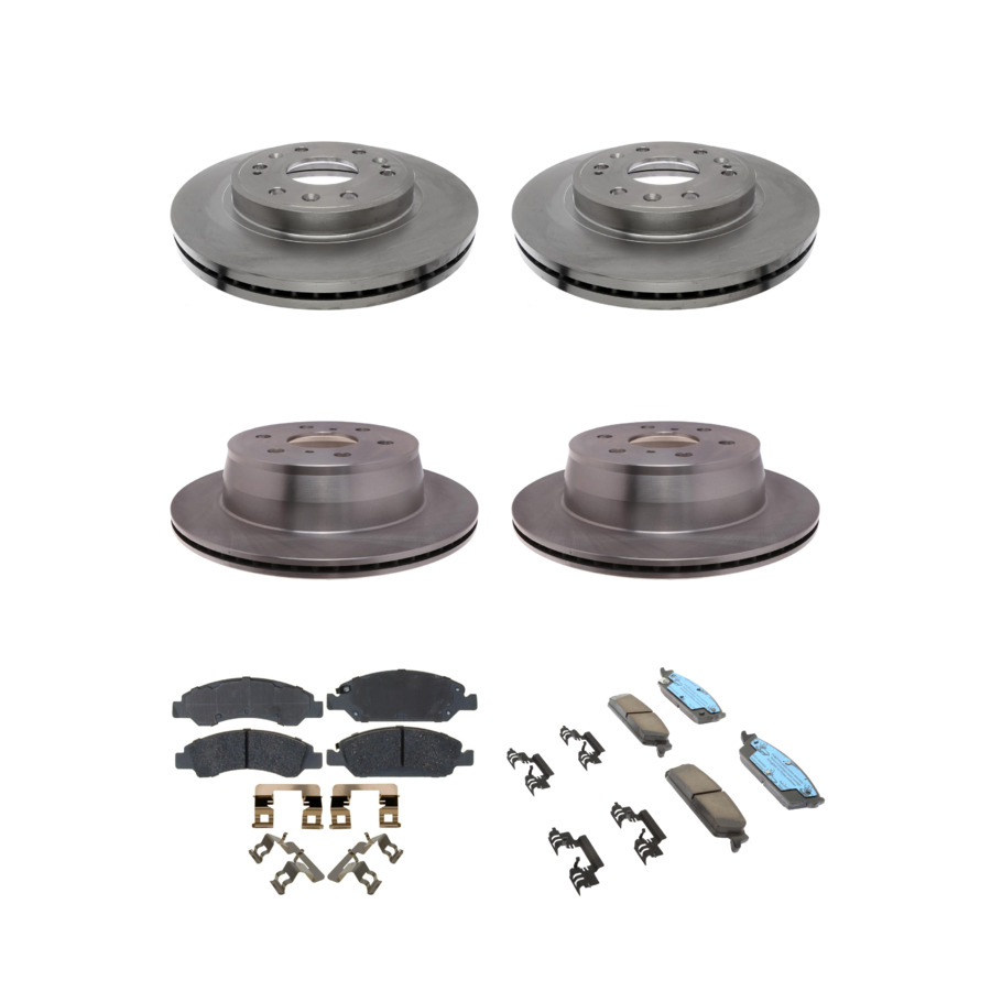 ACDelco Disc Brake Pads and Rotors Kit Front Rear For 07-08 Chevrolet Tahoe
