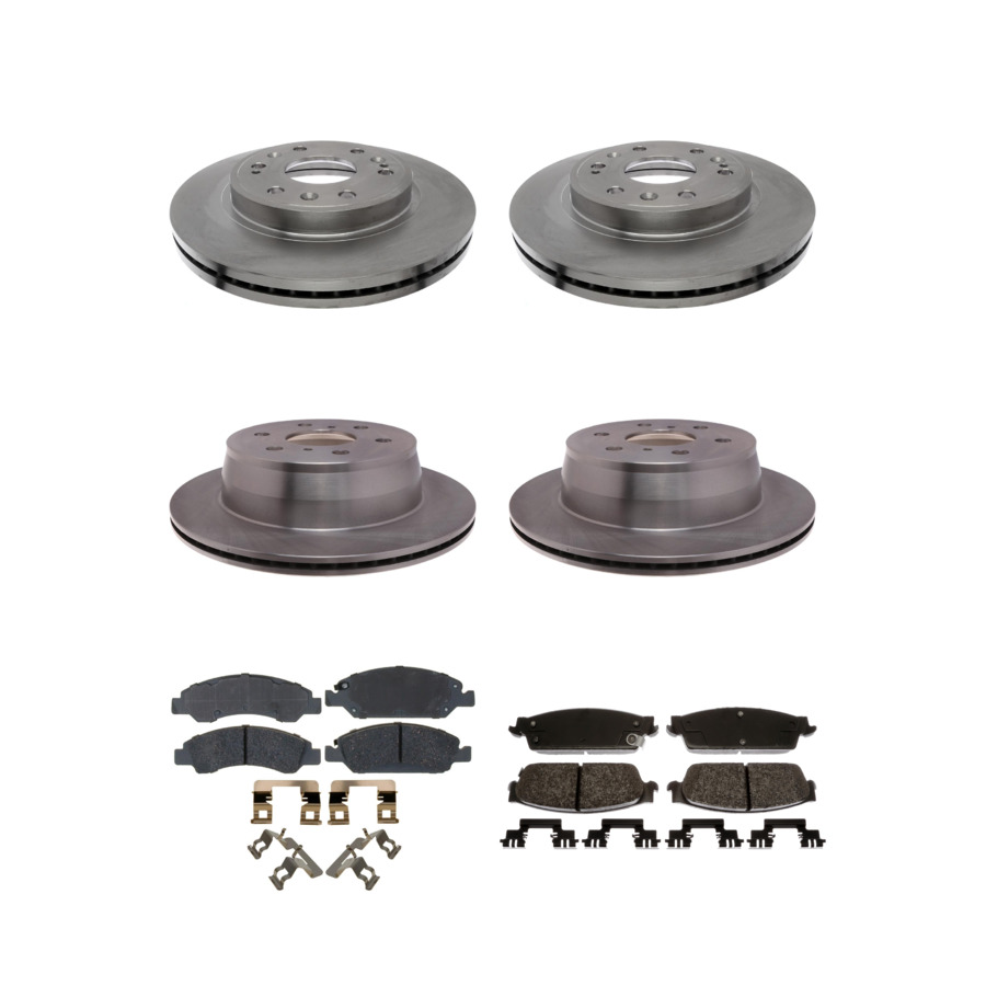 ACDelco Disc Brake Pads and Rotors Kit Front Rear For 07-08 Chevrolet Tahoe