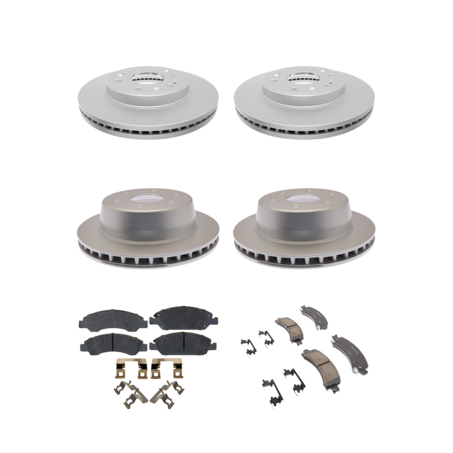 ACDelco Disc Brake Pads and Rotors Kit Front Rear For 2014 Chevrolet Express