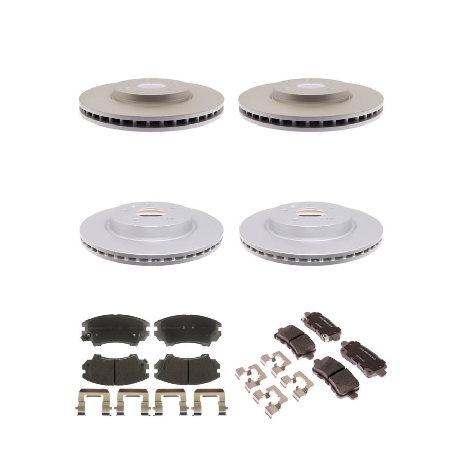 ACDelco Disc Brake Pads and Rotors Kit Front Rear For 2016 Buick LaCrosse