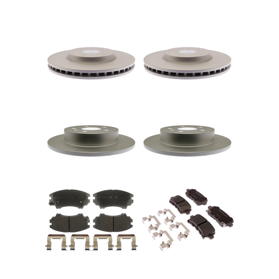 ACDelco Disc Brake Pads and Rotors Kit Front Rear For 11-16 Saab 9-5 Buick