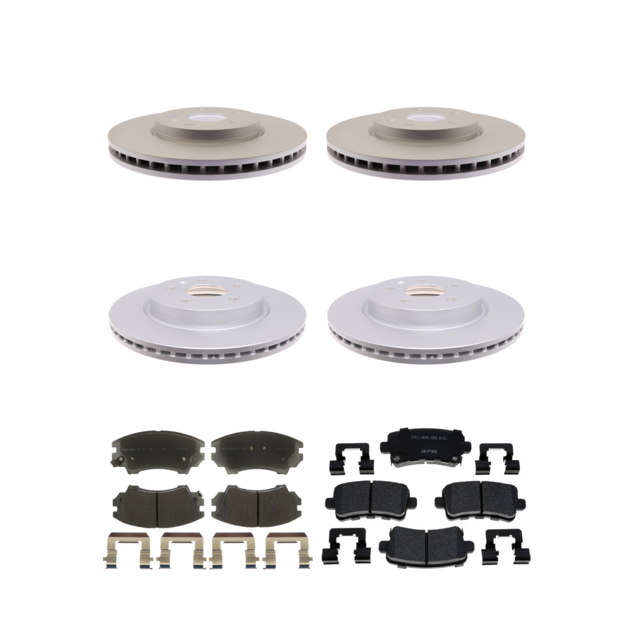 ACDelco Disc Brake Pads and Rotors Kit Front Rear For 2016 Buick LaCrosse