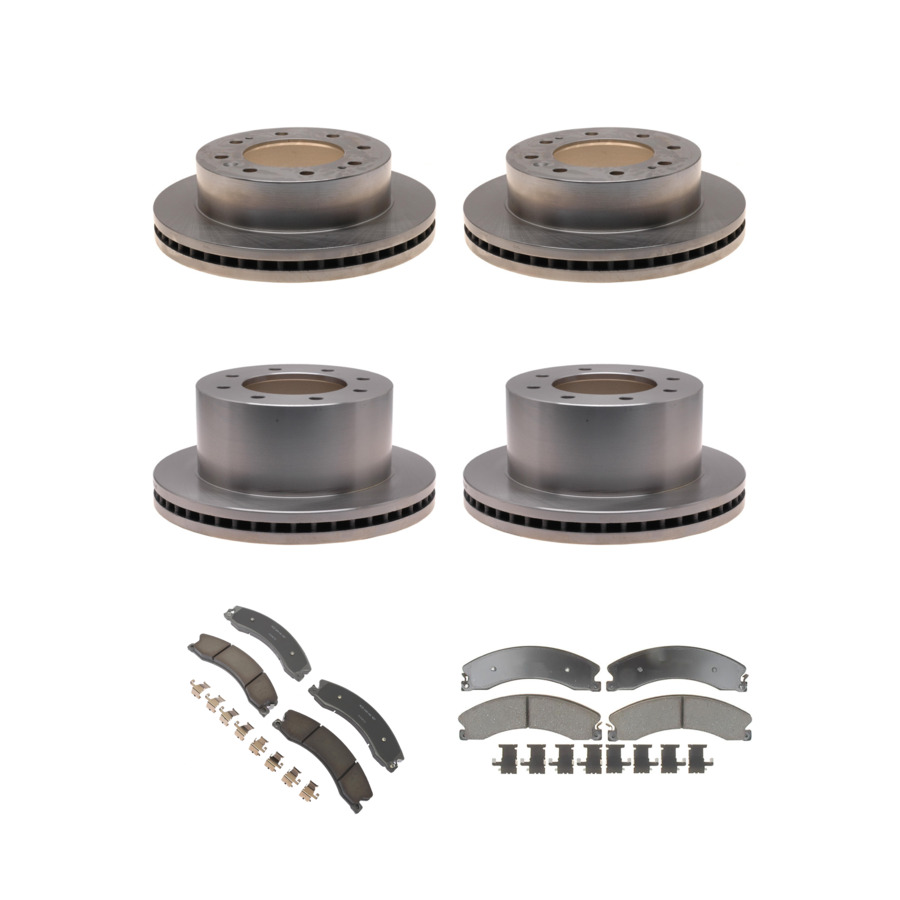 ACDelco Disc Brake Pads and Rotors Kit Front Rear For 11-15 Chevrolet Silverado