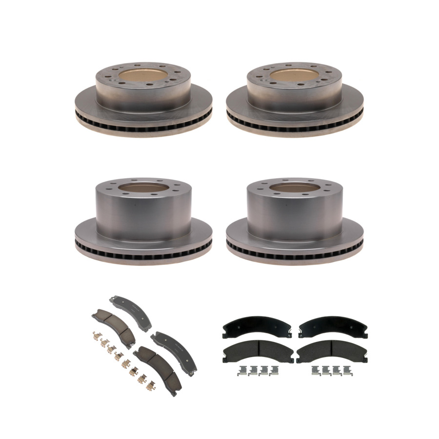 ACDelco Disc Brake Pads and Rotors Kit Front Rear For 11-15 Chevrolet Silverado