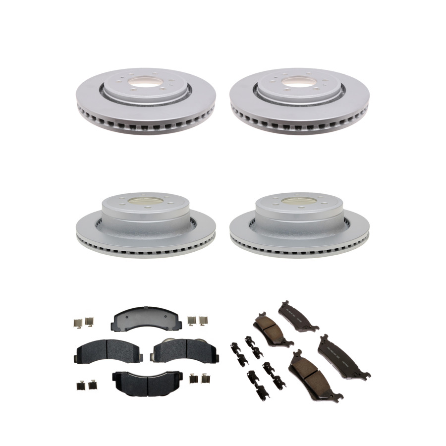 ACDelco Disc Brake Pads and Rotors Kit Front Rear For 2012-2018 Ford F-150 Lobo