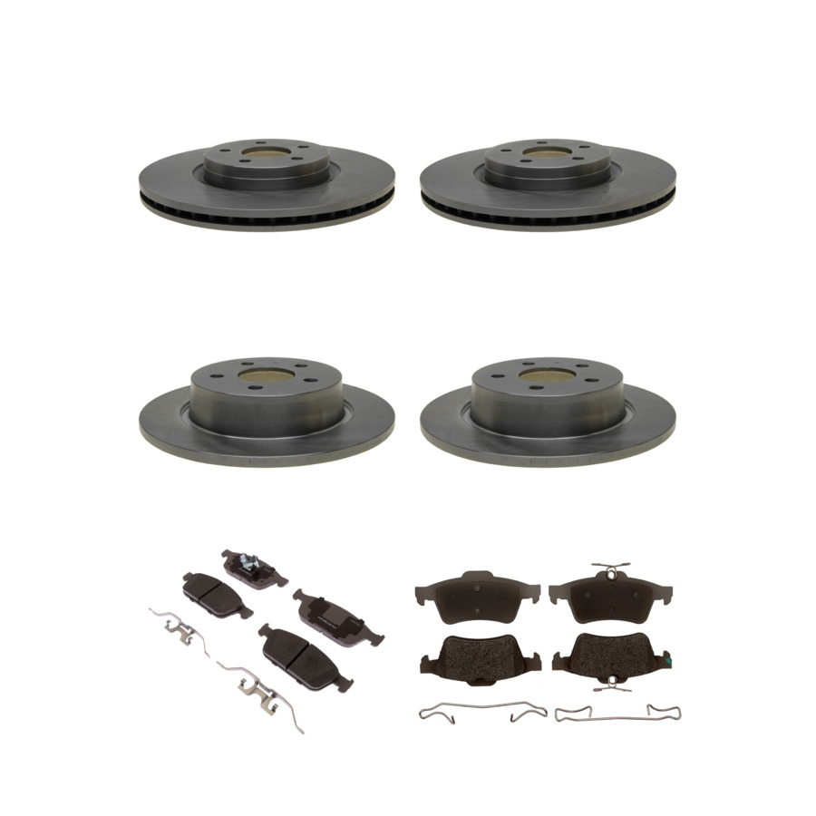 ACDelco Disc Brake Pads and Rotors Kit Front Rear For 13-18 Ford Escape Transit