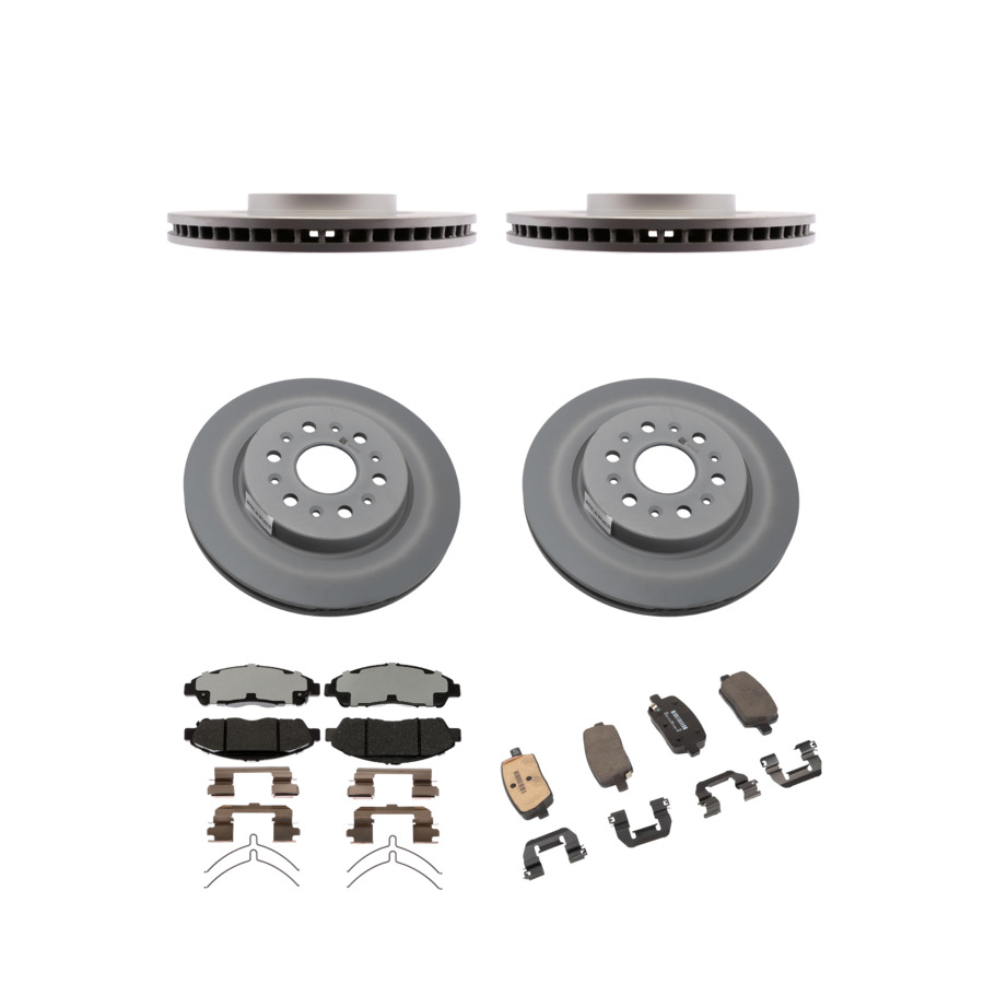 ACDelco Disc Brake Pads and Rotors Kit Front Rear For 17-20 Cadillac XT5 XT6