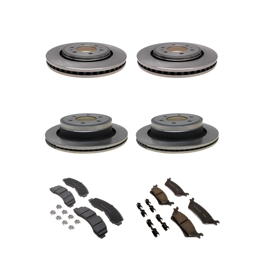ACDelco Disc Brake Pads and Rotors Kit Front Rear For 2012-2018 Ford F-150 Lobo