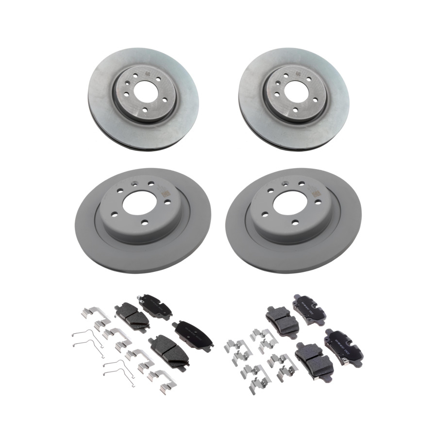 ACDelco Disc Brake Pads and Rotors Kit Front Rear For 21-25 Chevrolet Equinox