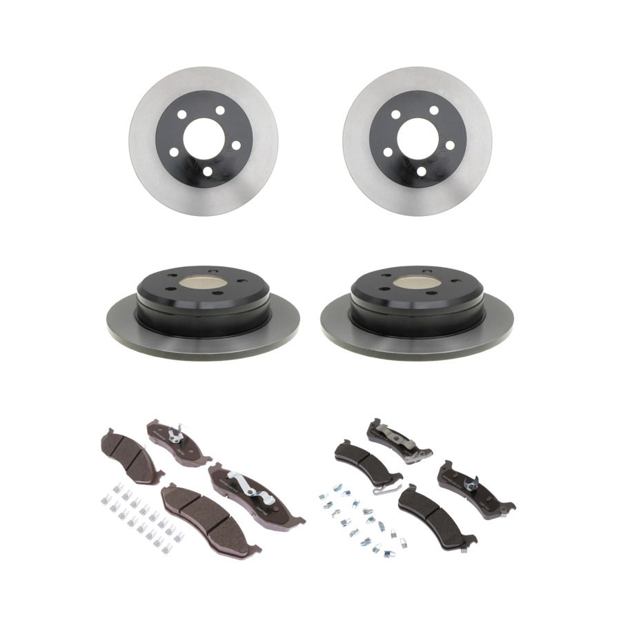 ACDelco Disc Brake Pads and Rotors Kit Front Rear For 94-98 Jeep Grand Cherokee