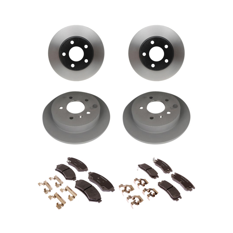 ACDelco Disc Brake Pads and Rotors Kit Front Rear For 97-05 Buick Century Regal