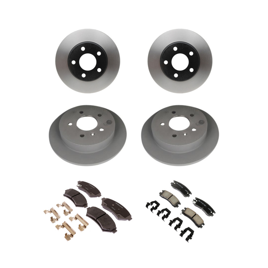 ACDelco Disc Brake Pads and Rotors Kit Front Rear For 97-05 Buick Century Regal
