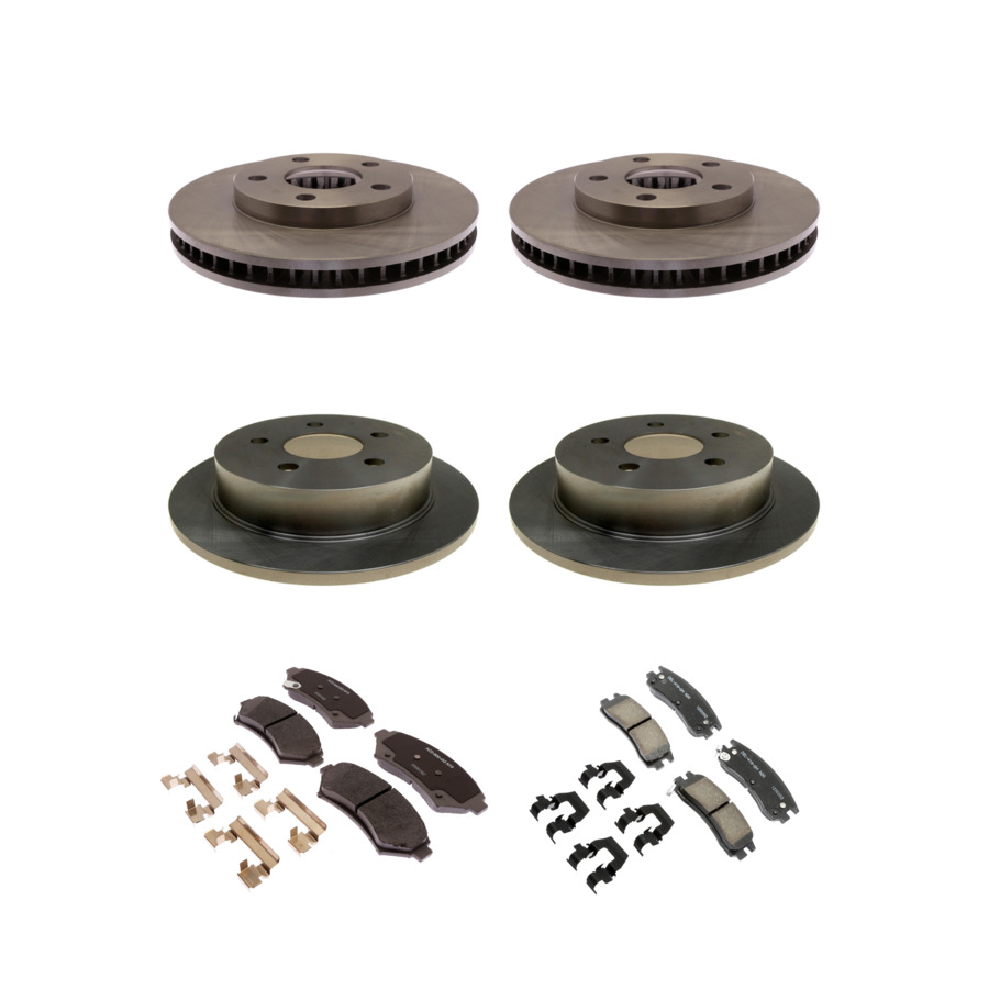 ACDelco Disc Brake Pads and Rotors Kit Front Rear For 1999 Buick Riviera