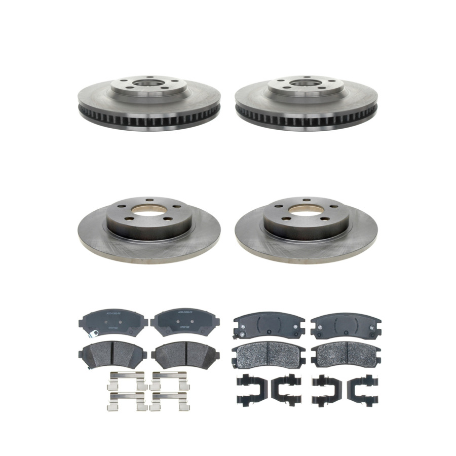 ACDelco Disc Brake Pads and Rotors Kit Front Rear For 97-05 Buick LeSabre Park