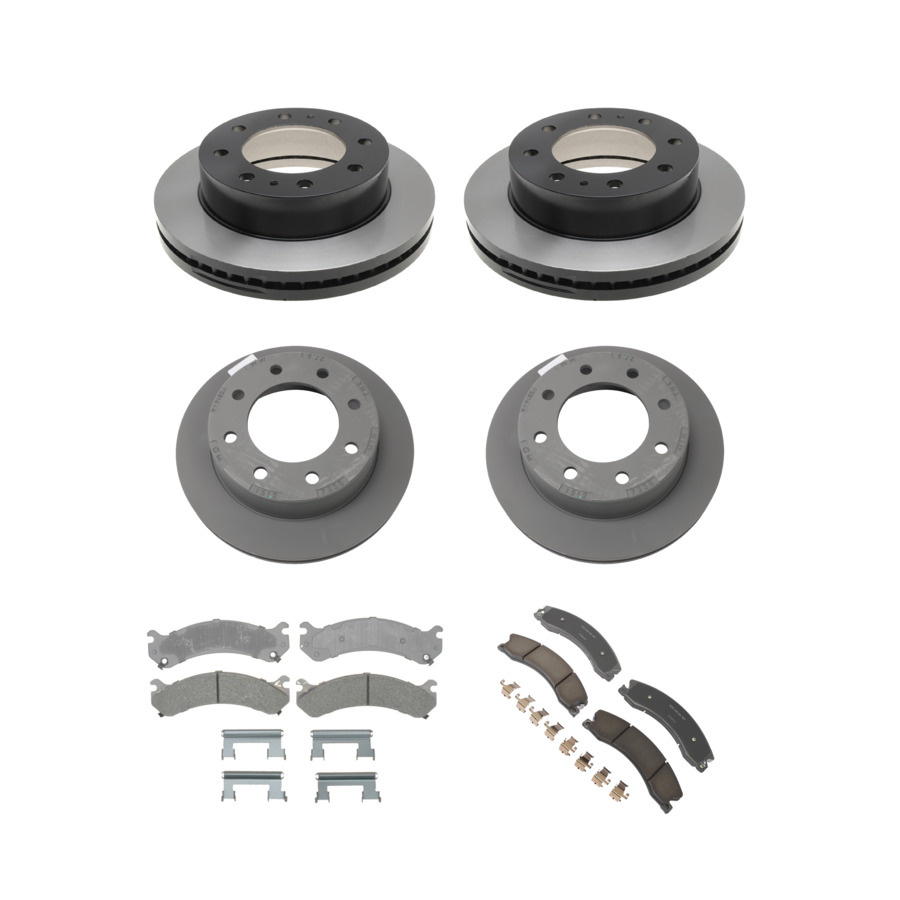 ACDelco Disc Brake Pads and Rotors Kit Front Rear For 09-19 Chevrolet Express