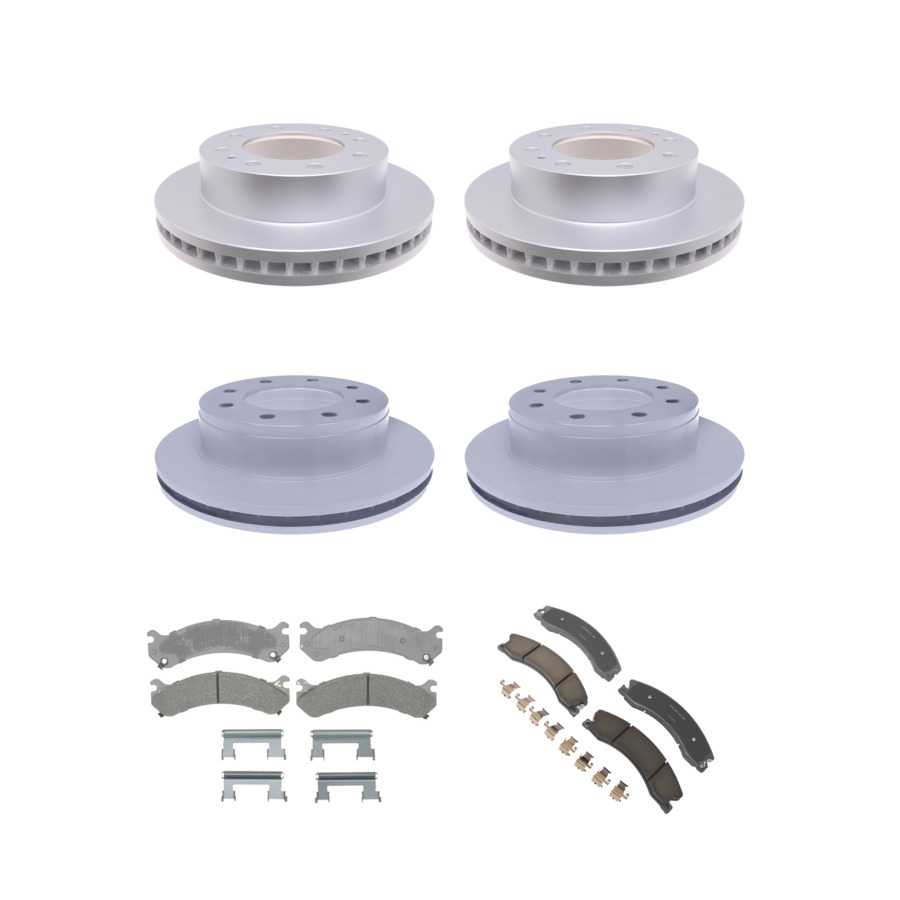 ACDelco Disc Brake Pads and Rotors Kit Front Rear For 09-17 Chevrolet Express