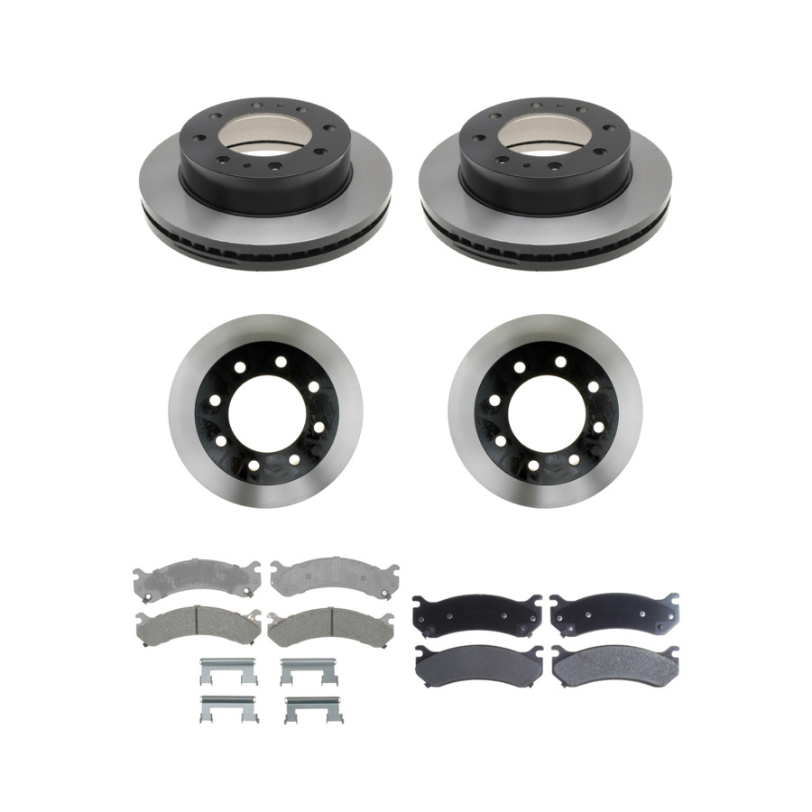 ACDelco Disc Brake Pads and Rotors Kit Front Rear For 01-06 Chevrolet Silverado