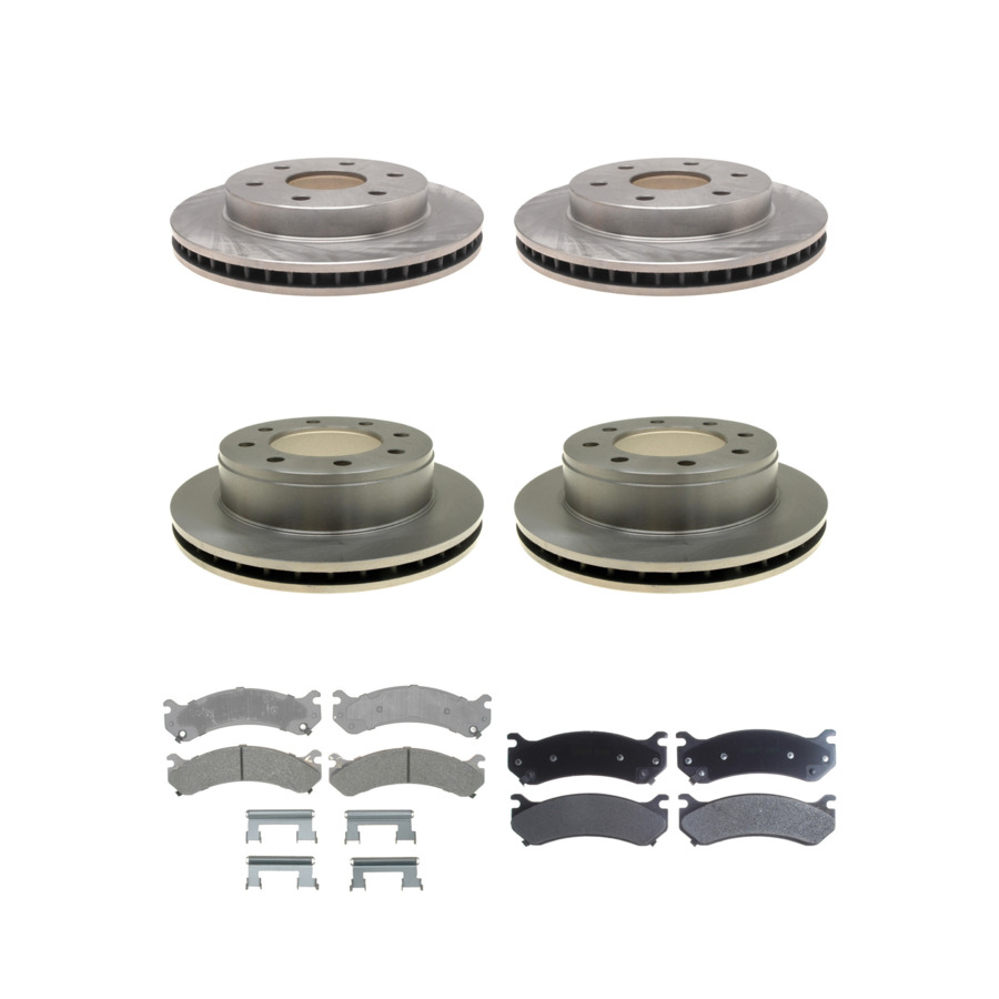 ACDelco Disc Brake Pads and Rotors Kit Front Rear For 00-07 GMC Sierra 1500