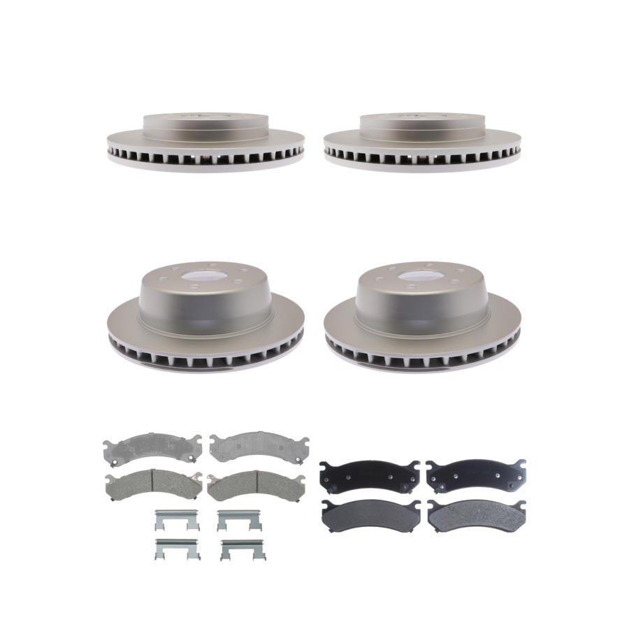 ACDelco Disc Brake Pads and Rotors Kit Front Rear For 01-06 GMC Sierra 1500