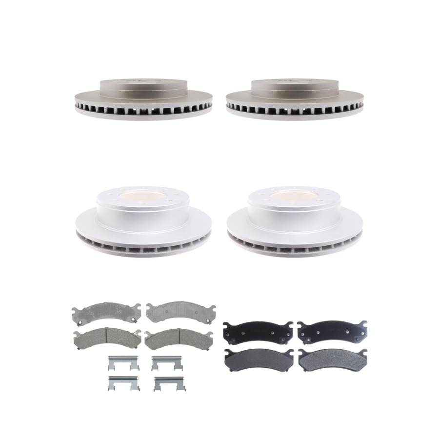 ACDelco Disc Brake Pads and Rotors Kit Front Rear For 00-07 GMC Sierra 1500