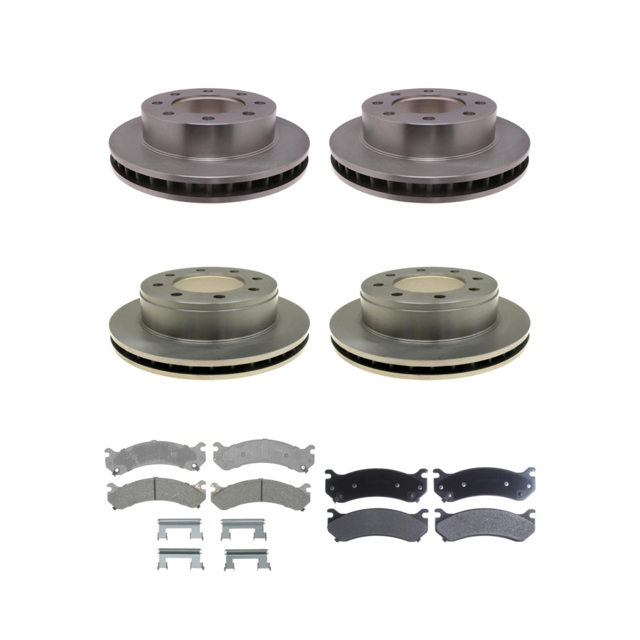ACDelco Disc Brake Pads and Rotors Kit Front Rear For 99-09 GMC Sierra 1500