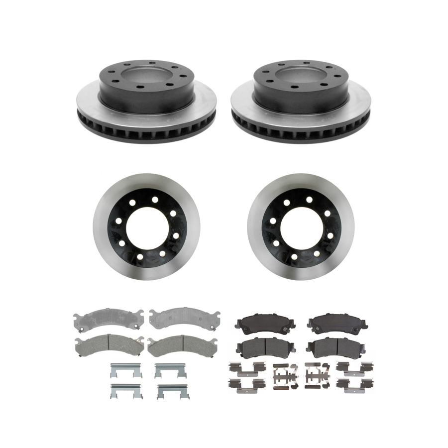 ACDelco Disc Brake Pads and Rotors Kit Front Rear For 01-07 GMC Sierra 1500