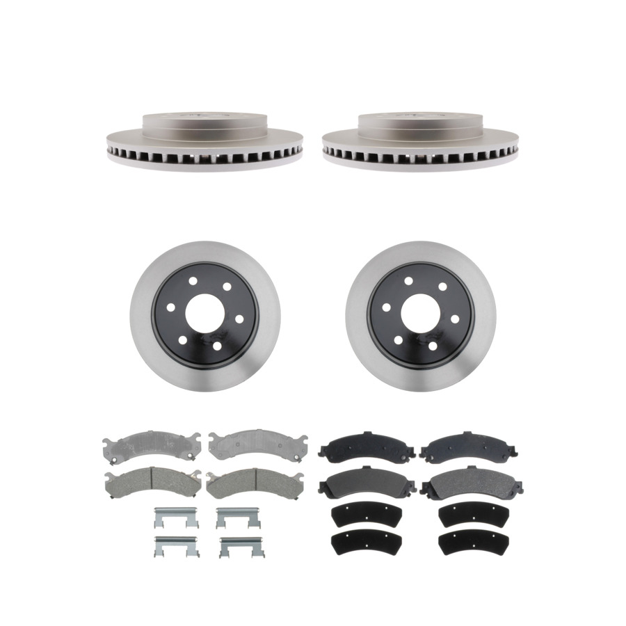 ACDelco Disc Brake Pads and Rotors Kit Front Rear For 01-06 GMC Sierra 1500