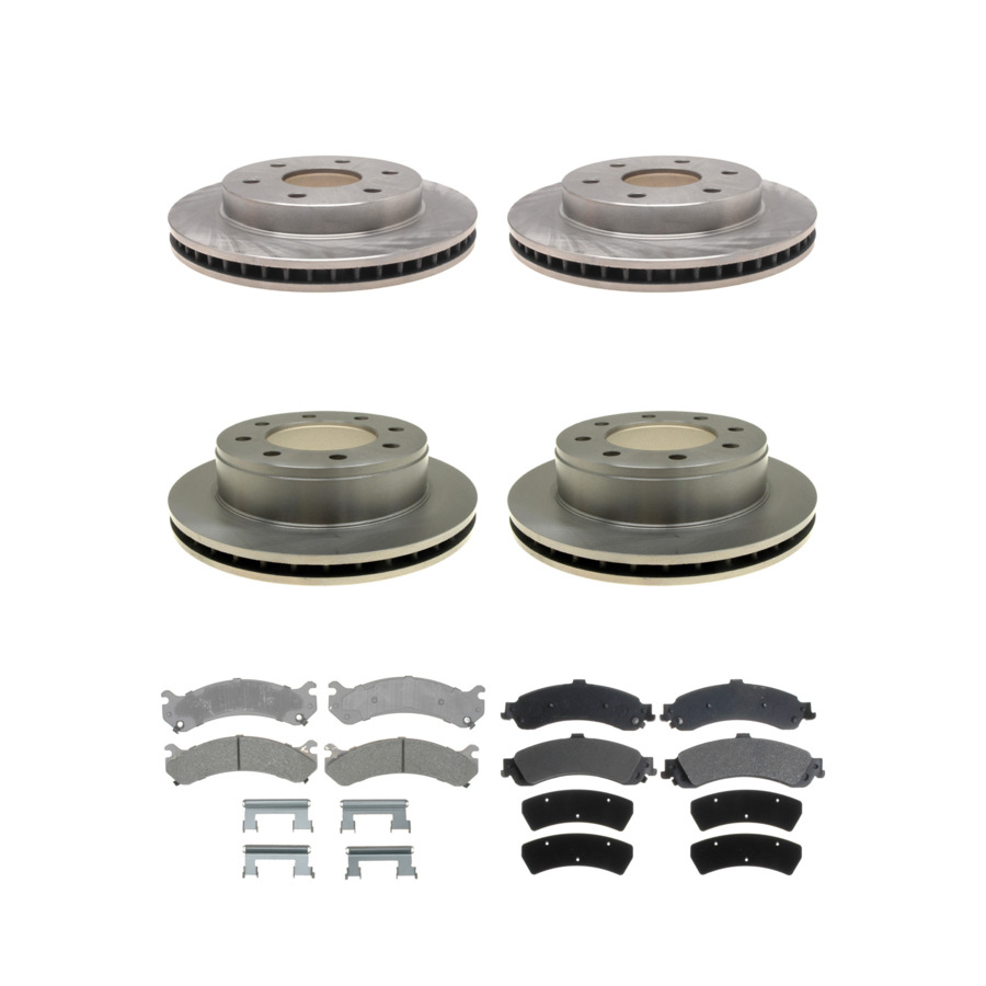 ACDelco Disc Brake Pads and Rotors Kit Front Rear For 01-06 GMC Sierra 1500