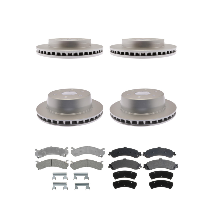 ACDelco Disc Brake Pads and Rotors Kit Front Rear For 01-06 GMC Sierra 1500