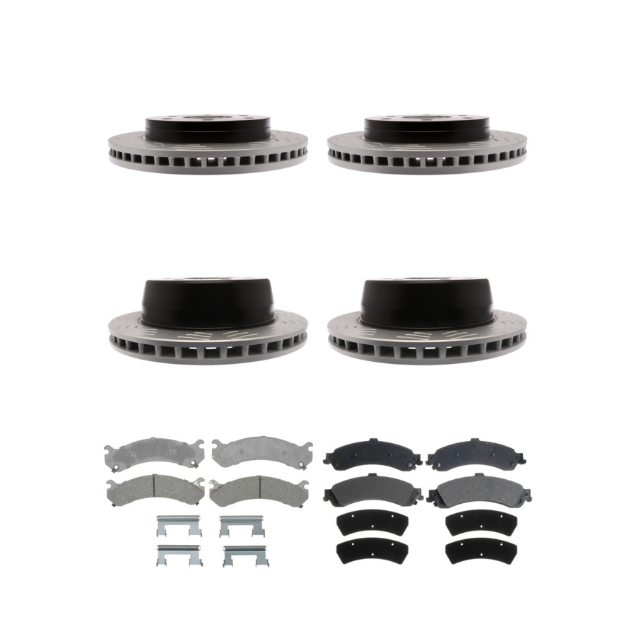 ACDelco Disc Brake Pads and Rotors Kit Front Rear For 01-06 GMC Sierra 1500