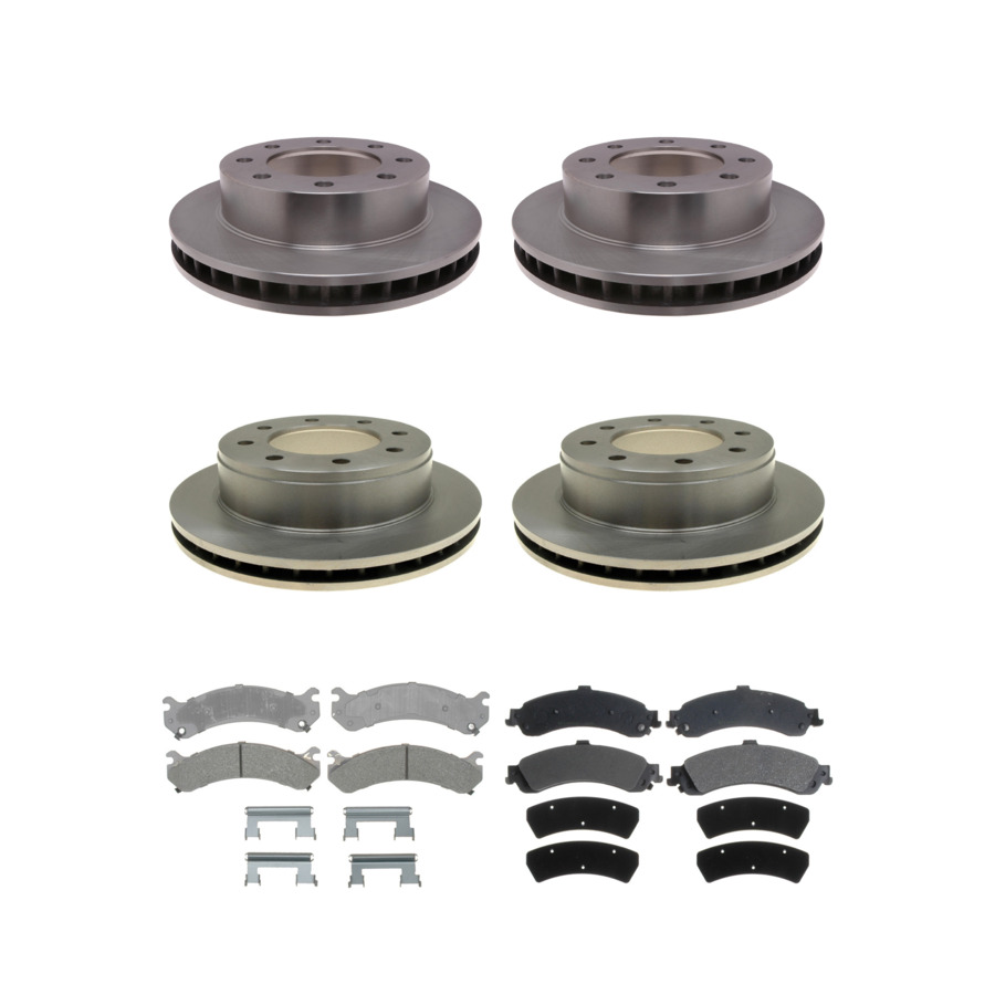 ACDelco Disc Brake Pads and Rotors Kit Front Rear For 01-06 GMC Sierra 1500