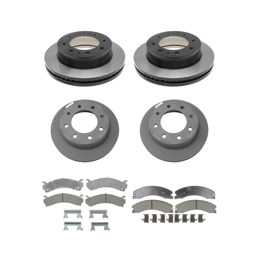 ACDelco Disc Brake Pads and Rotors Kit Front Rear For 09-19 Chevrolet Express