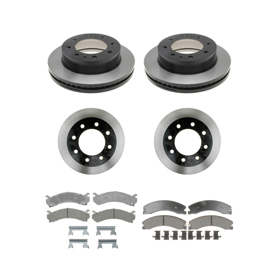 ACDelco Disc Brake Pads and Rotors Kit Front Rear For 09-17 GMC Savana 3500